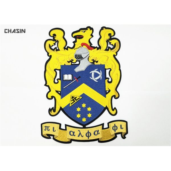 China 10 Inch Tall Embroidered Badge Patch , Large Morale Back Patches factory