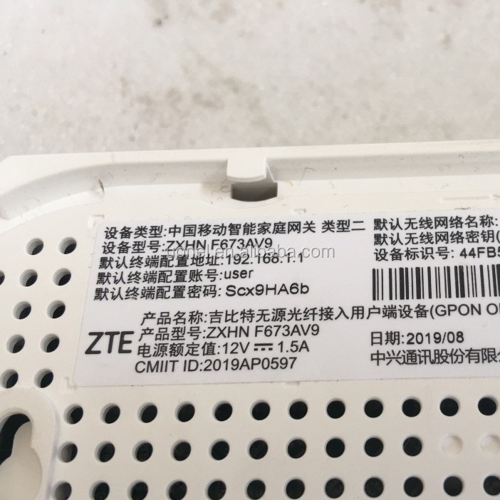 ZTE ZXHN F673A V9 GPON F660 PON ONT ZXHN F401 F601 F663N F643 F680 F670 F670L F612 F412 F673AV9 F673A V2 F450A F650A F668
