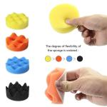 PP Nylon Customized Car Polishing Wave Pad 12 Pieces Set