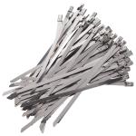 300 x 7.9mm Stainless Steel Roller Ball Cable Ties Pack of 50