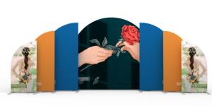 China Customized Size Personalized Wedding Backdrops Stage Eventv For Stagfe factory
