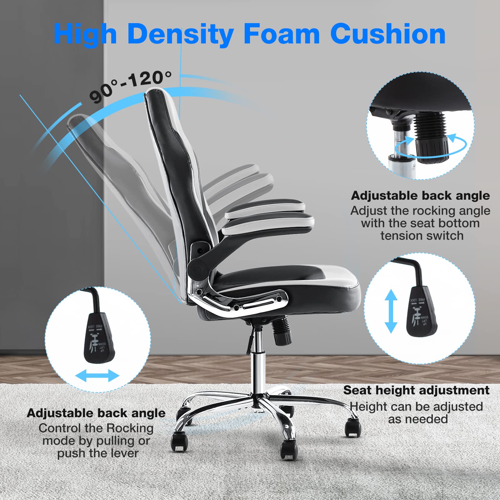 Mail Packing ALINUNU Ergonomic Racing Gaming Chair with Lumbar Support Customized Color