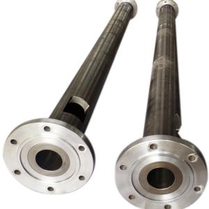 China Nitrided Cold Feed Single Screw Barrel Of Rubber Machine factory