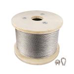 Special Cold Heading Steel 3/32" Galvanized Steel Wire Rope Galvanized Aircraft