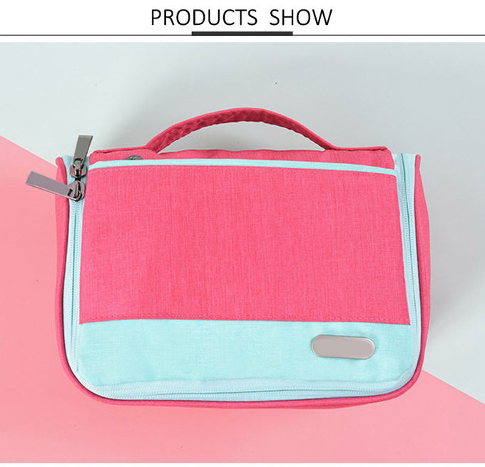 Waterproof Oxford Hanging Cosmetic Bag Makeup Tote Bag For Women