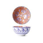Colorful Soup Ceramic Bowl , Porcelain Bowl Microwave Safe With Custom Logo
