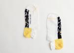 Four Seasons Wear Resistant Ankle Socks Anti Skid white Color