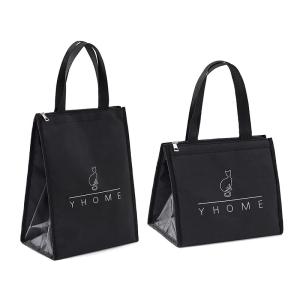 China Strong linen handles 600D Oxford H22Cm Thermos Cool Bag factory