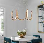 4000K Mirror Titanium Nordic Pendant Light LED Modern Pendant Light