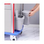 Clinic Monitor Emergency Nursing Abs Plastic Medical Trolley Cart