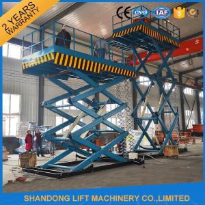 China 5 T Stationary Hydraulic Heavy Duty Scissor Lift , Hydraulic Work Platform Lift factory