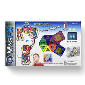 China OEM Geometric Magnetic Shapes Childrens Magnetic Building Sets Multi colored 88 PCS factory