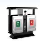 20-200L Recycling rubbish sanitation dustbin stainless steel outdoor garbage