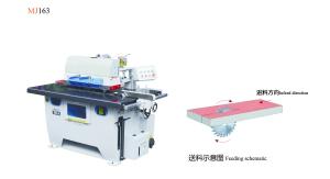 China Automatic Bottom Single Blade Straight Line Rip Saw Machine For Cutting Wood factory