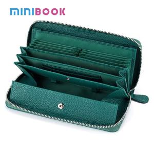 China Main Material GENUINE LEATHER Trending Japan Style Ladies Purse Fashion Leather Wallet factory