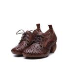 S293 Mid-Heel Women'S Shoes, Leather Fashion Women'S Shoes, Fashionable Summer