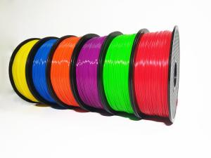 China 1kg / Roll PLA 3D Printer Filament 1.75 3.0mm , 3d Printing Plastic Material 24 Kinds Colours factory