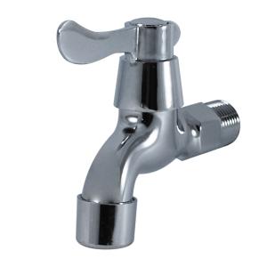 China Polished Zinc Single Handle Chrome Bathroom Mixer Faucet Bathroom Faucet Spout Feature factory
