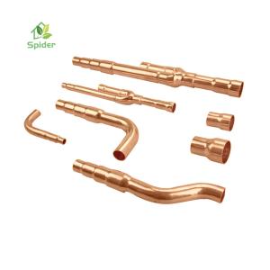 China No Chemical Hurt Air Conditioner Fitting Copper Refnet Branch Pipes Fittings factory