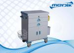 Epoxy Coated Steel Doctor Use Anesthesia Cart With Eight Drawers