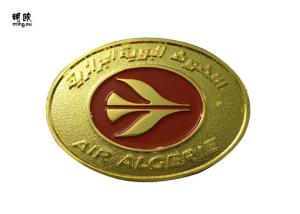 China Zinc Alloy Material Gold Collector Coins , Red Color Fill Elongated Navy Challenge Coins factory