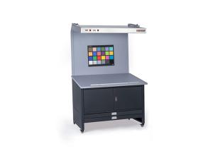 China CC120 Color Proof Station Color Viewing Booth Table 45 Degree Stage Optional Accories factory