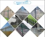Industrial Use Zinc Steel Protective Railing Anti Corrosion Safety Fence For