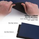 5mm Thick Non Slip Lightweight PU Yoga Matt Upgraded A Strong Grip Fitness Blue