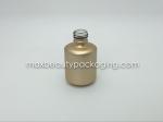 high quality powder coating gel bottle and uv matte gold finish coating 15ml