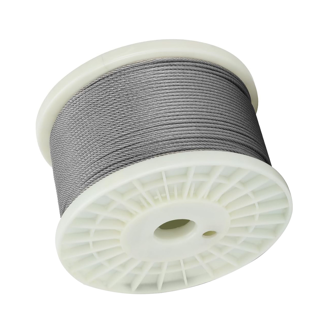 7x19 T316 Stainless Steel Wire Rope For Cable Railing System 1/4" Aircraft Cable 1x19 Construction Standard AiSi
