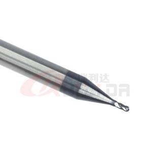 China 1mm 4 Flute Ball Nose End Mill Machining 1/8 Shank Tungsten Solid Carbide factory
