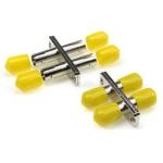 Metal ST DX Rectangle Single Mode UPC Fiber Optic Coupler