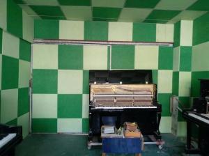 China Cinema Polyester Acoustic Panels , Decorative Fireproof Sound Absorption Board factory