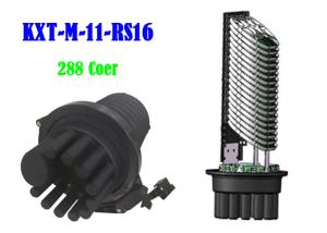 China 288 Core MPP Dome Fiber Optic Splice Closure 5 In 6 Out Cable Ports Inlet Outlet factory
