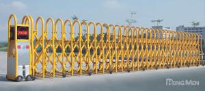 China Power Coating Metal Trackless Automatic Entrance Gates With Anti- Collision IR Sensor factory