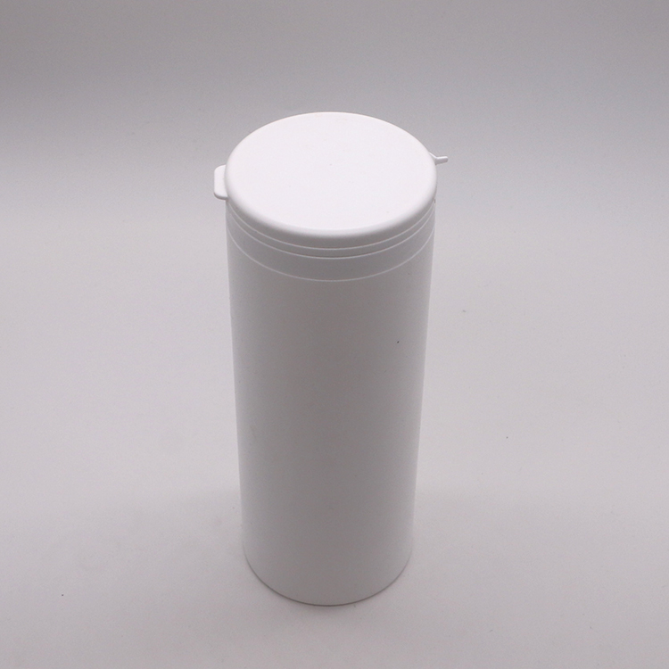 700ml HDPE Straight Round Plastic Pill Container for Chewing Gum and Food Packaging
