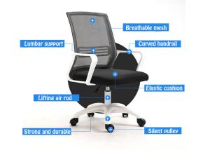 China Height Control Upholstered Mesh Ergonomic Skeleton Chair factory