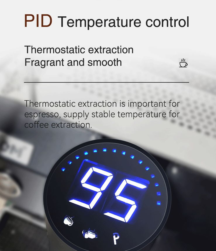 Touch Screen Display Commercial Double Group Espresso Coffee Maker for Your Business