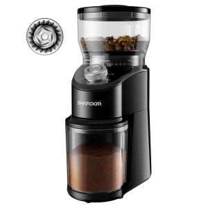 China 12 Cups Conical Burr Coffee Grinder 14 Grinding Setting Professional factory