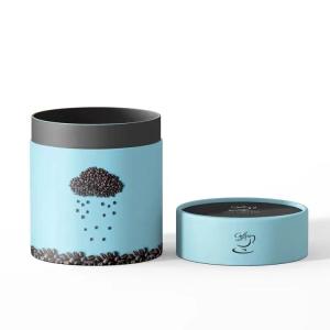 Custom Food Tea Round Cylinder Coffee Paper Tube Packaging for Your Unique