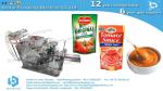 Doypack machine for sauce packing in bag with spout