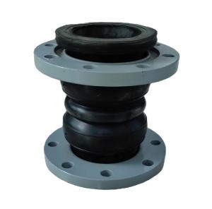 China Dn450 Ball Connector Epdm Double Arch Expansion Joint Bellow Flexible Expansion Rubber Joint factory
