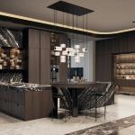 High End Smart Kitchen Cabinets Set Gloss Finished Lacquer Kitchen Cabinet