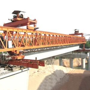 China Bridge Girder Launching Gantry Crane High Efficient River Cross Sea 5m / Min 50M factory
