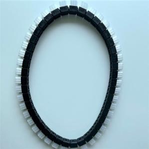 China Artos Stenter Machine Parts Brush Belt White Nylon Brush Hair Black Plastic Body Textile Setting Machine Spares factory