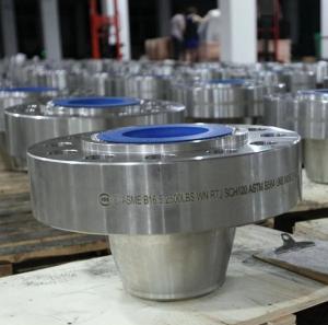 China WNRF Flange NACE Standard Buttweld Flanges ASME B16.5 SCH120 factory