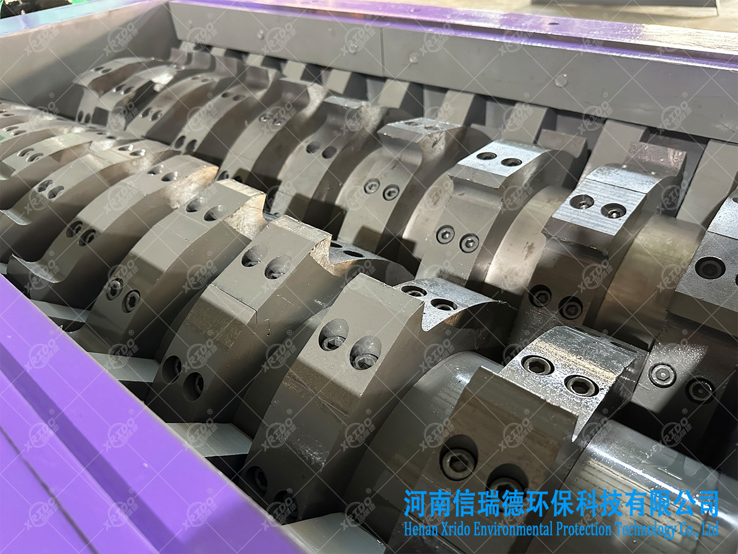 Glass Crusher Waste Glass Shredder Machine Solid Waste Shredder Industrial Waste Glass Crusher Solid Waste Dispose Plant