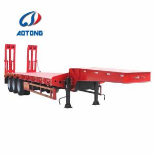 China King Pin 2&quot; 50mm or 3.5&quot; 90mm 80t Lowboy Trailer for Heavy Equipment Machinery Transport factory