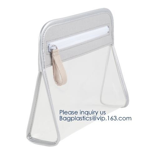 Oxo Bio Degradable Eco-Friendly Pvc Clear Plastic Zip lockk Bag With Handle,Toothpaste Travel Toothbrush Bag Portable Pvc