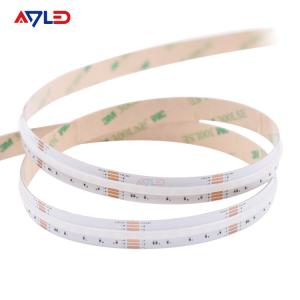 China COB LED Strip Lights 24V Waterproof IP67 Silicone Tube Continuous CCT RGB LED Strip factory